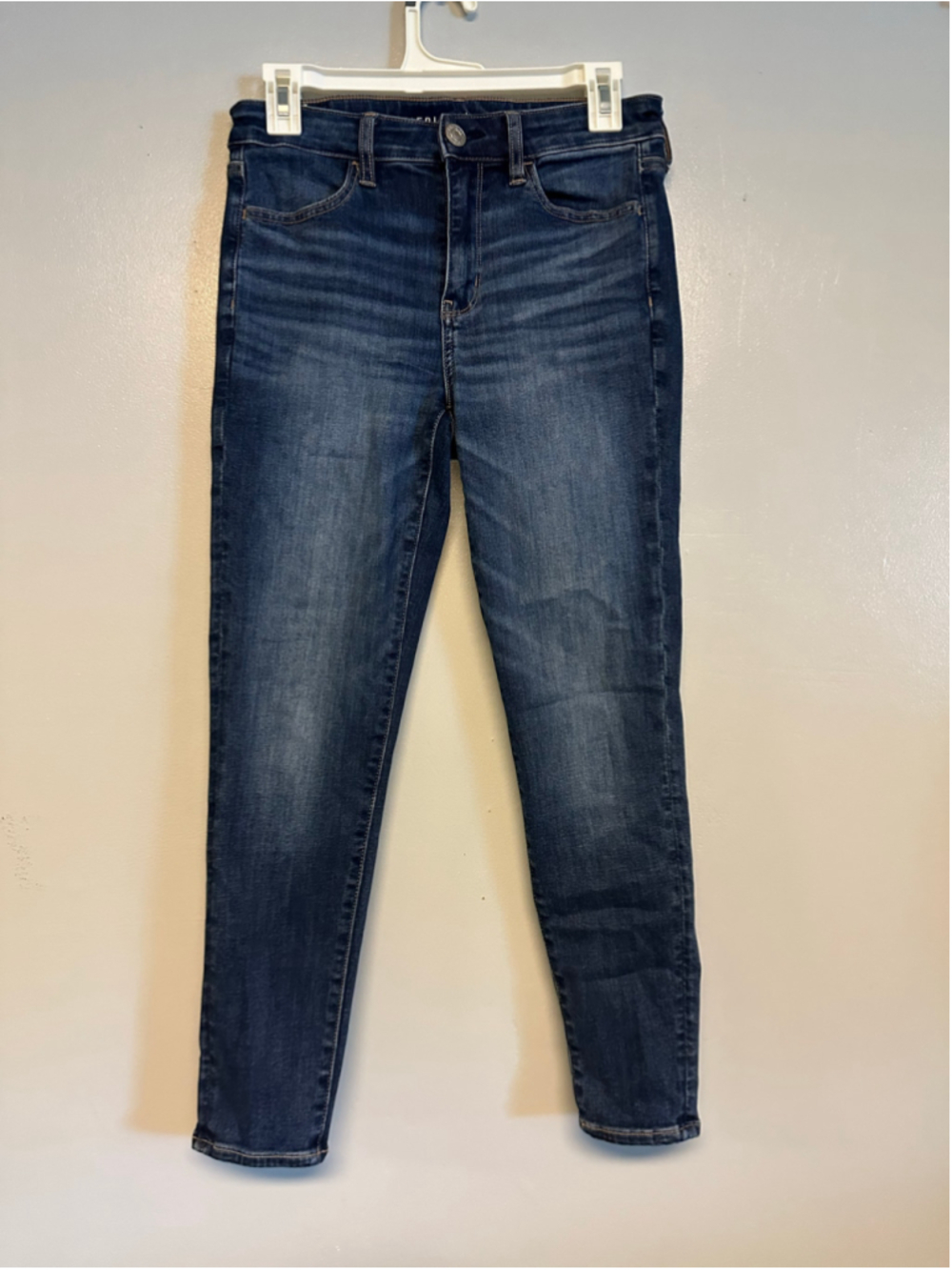 American Eagle Hi-Rise Jeggings Jeans Womens Size 6 Short Blue